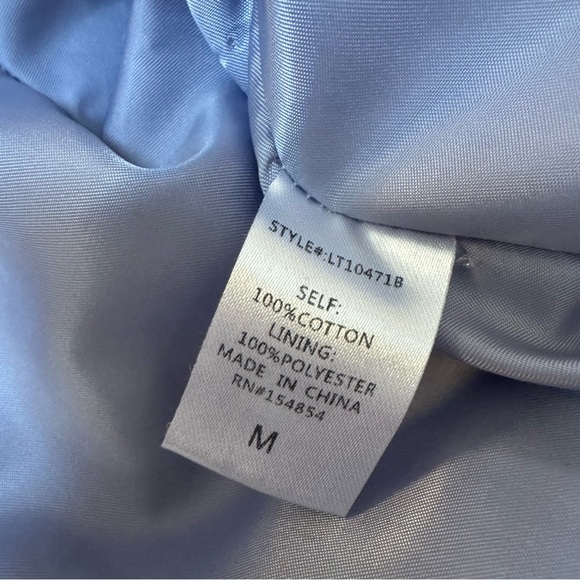 Steve Madden | Denim Cropped Puffer  Coat - Picture 7 of 8